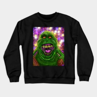 Slimer inside the Containment Unit. Crewneck Sweatshirt